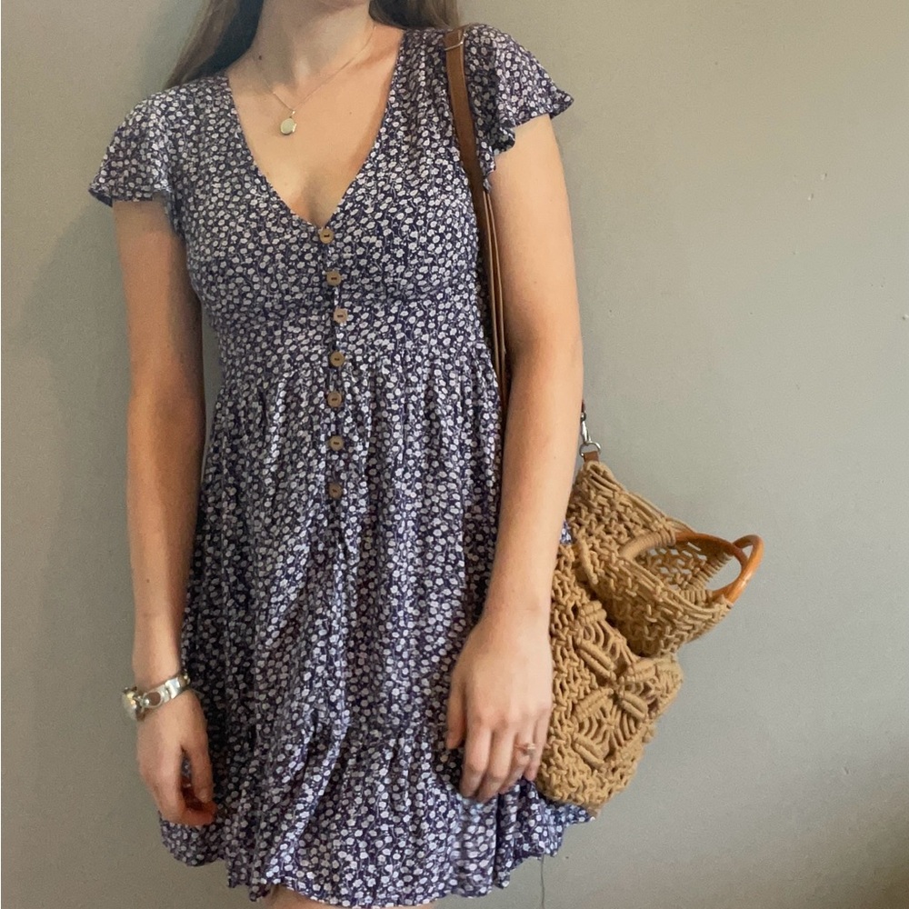 Hello Molly babydoll floral a-line dress.